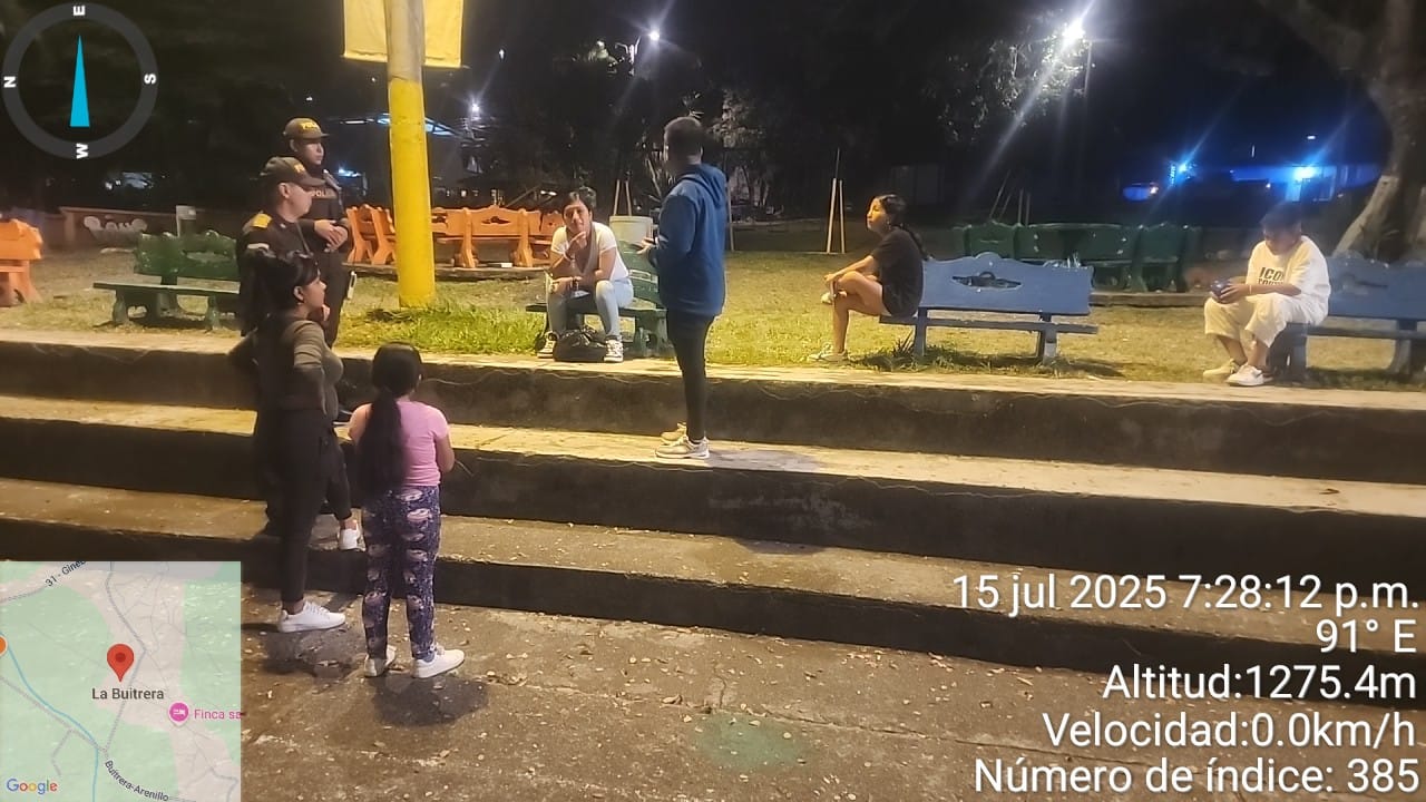 Reunión con la Policía Nacional en La Buitrera